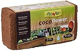 Flower 80070 - Coco flower, 9 l, No Aplica, 10.5 x 21 x 5.5 cm