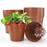 LWMLWM Macetas para Semillas, 12cm 10pcs Macetas de Cultivo para Plantas para Al Aire LibreJardín Plantas Plántulas y Semillas