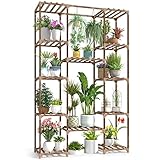 cfmour Soporte Plantas Interior Exterior,157,9cm Soporte Para Estantería Macetas De Madera La Planta Las Estanteria Estante Flores Del Sostenedor Plantador Maceteros Escalera Para Balcón Jardín